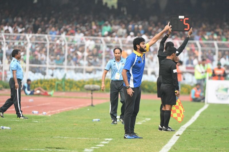 Khalid Jamil would not have been too happy about East Bengal&#039;s defence. (Photo: I-League)