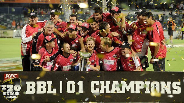 Sydney Sixers were the winners of the inaugural BBL