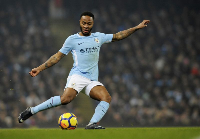 Sterling has scored 12 league goals for Man City this season.