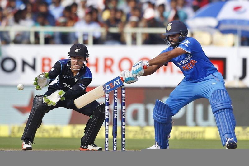 Image result for rohit Sharma 70 vs new zealand vizag