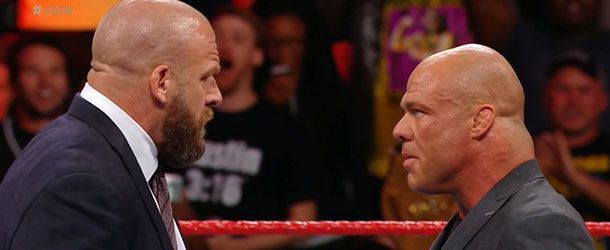 Kurt Angle and Triple H have a storied rivalry