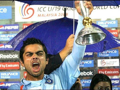 Virat Kohli led India to victory in the U19 World Cup in 2008