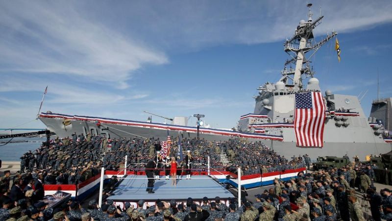 Lilian Garcia set the arena on fire, with her rendition of the US National Anthem