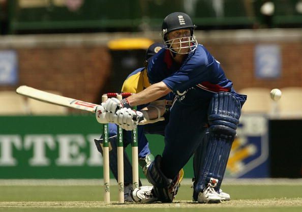 Nick Knight of England in action 