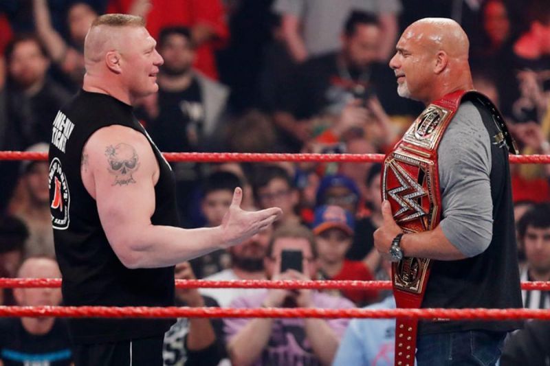 Brock Lesnar vs. Goldberg RAW