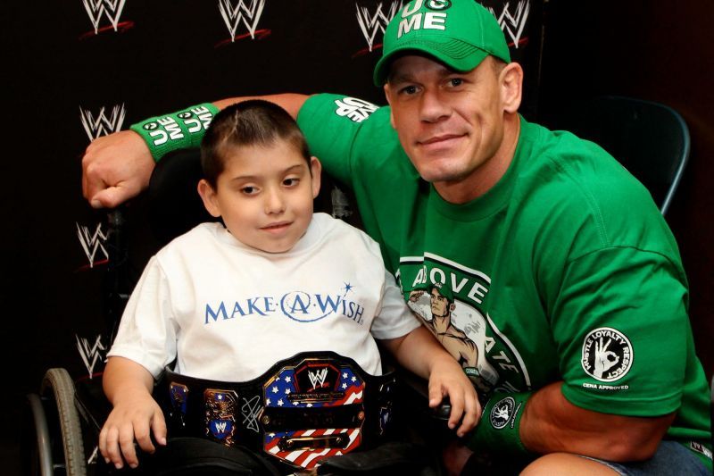 John Cena with a true champion.