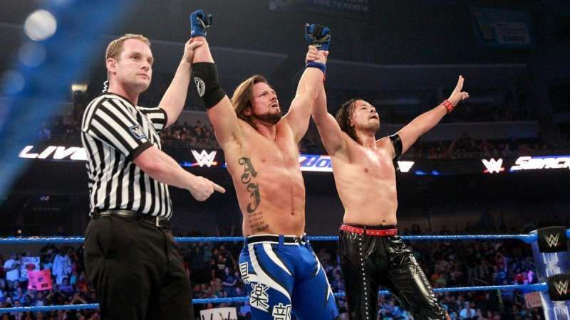 AJ Styles, Shinsuke Nakamura,