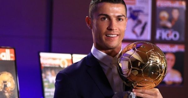 Cristiano Ronaldo Ballon d&#039;Or 2017 winner