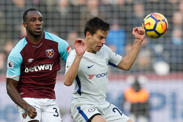 Azpilicueta in action against West Ham