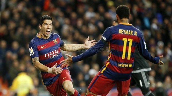 Luis Suarez and Neymar