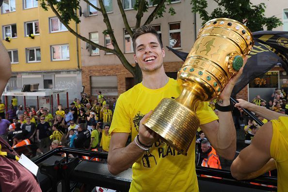 Borussia Dortmund Celebrates Winning The DFB Cup 2017