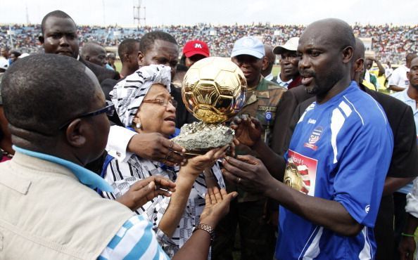 George Weah Liberia Ballon d&#039;Or