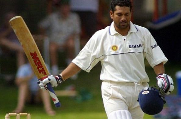 Sachin scored 155 vs South Africa in the first test at Bloemfontein