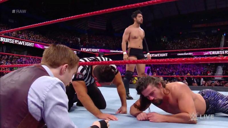 Brian Kendrick felt the full power of Hideo Itami&#039;s GTS!