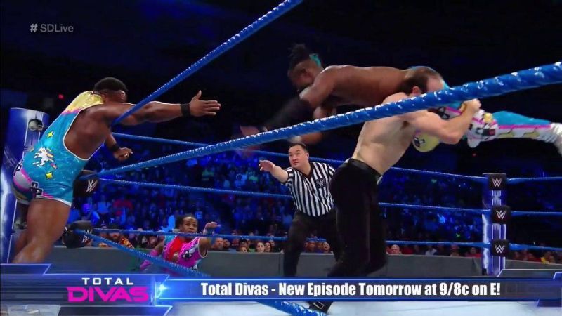 Rusev and Aiden English vs. The New Day