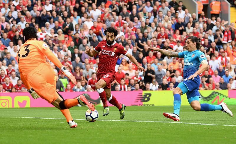 Cech was at his imperious best in keeping Salah out