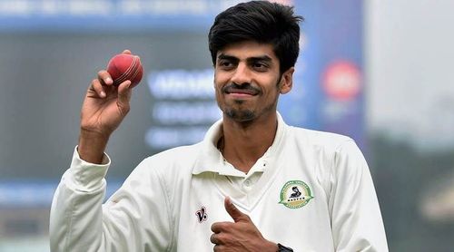 Rajneesh showing the souvenir ball