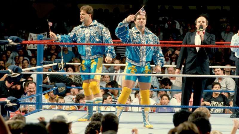 The Rougeaus in the ring
