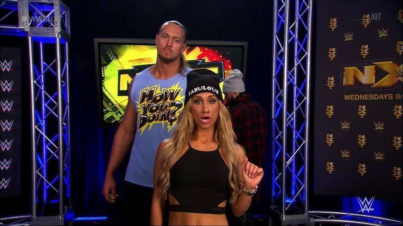 Image result for carmella big cass incident