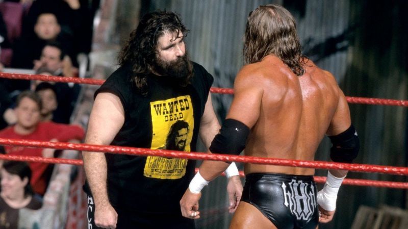 Image result for triple h vs cactus jack royal rumble