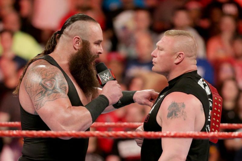 <p>Brock has already pinned Braun Strowman once </p><p>B