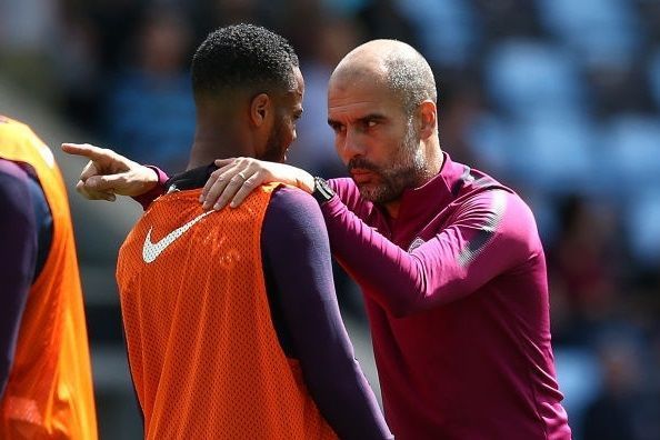 Pep Guardiola Raheem Sterling