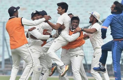 Vidarbha celebrating