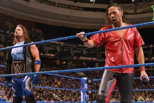 AJ Styles and Shinsuke Nakamura