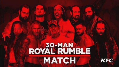 Men's Royal Rumble match updated poster