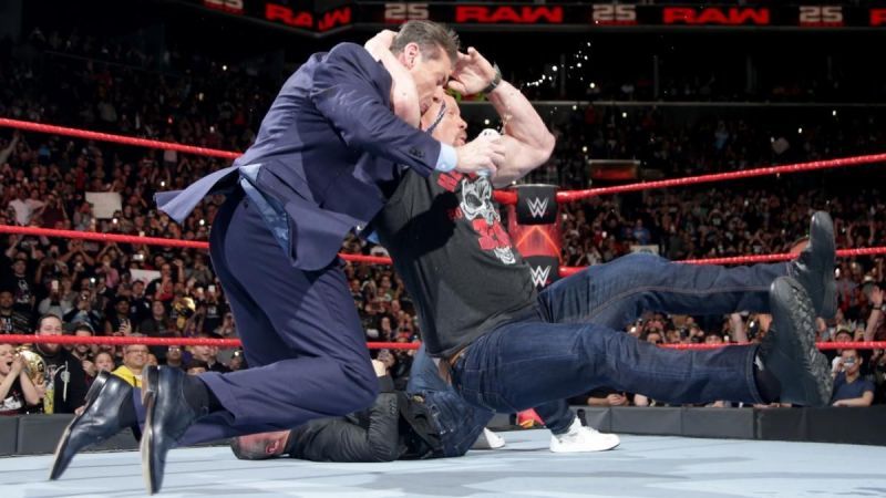 That&#039;s how &#039;Stone Cold&#039; Steve Austin greeted Vince McMahon on RAW 25