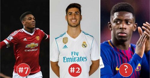 10 best youngsters football Martial Asensio Dembele