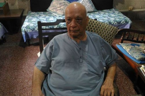 Vasant Raiji at his residence in Mumbai