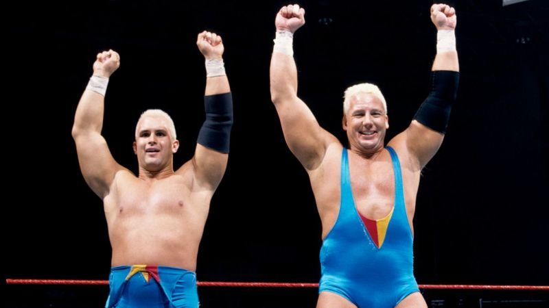 Skip and Zip, the Bodydonnas (Chris Candido and Tom Pritchard.)