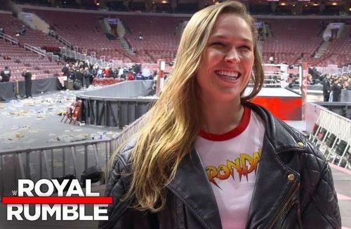 'Rowdy' Ronda Rousey has her sights set at Wrestlemania 34