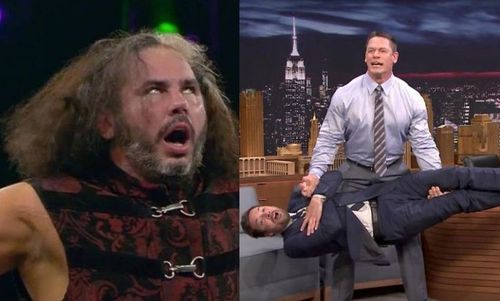 Matt Hardy commends brother John Felix Anthony Cena Jr.