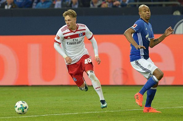 Jann Fiete-Arp has made quite an impression in the Bundesliga