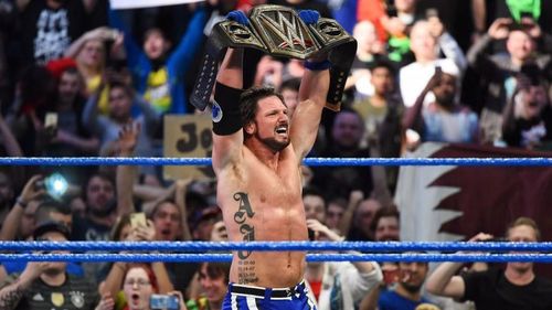 The WWE Champion, AJ Styles was a big part of the Live Event!