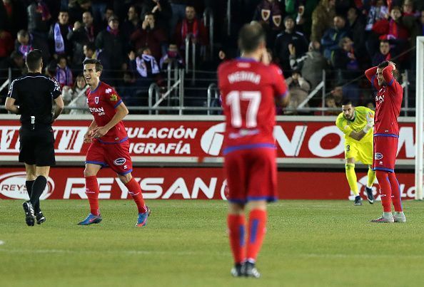 Numancia were unlucky on the night