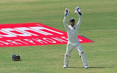 Saha effected 10 dismissals in the Cape Town Test