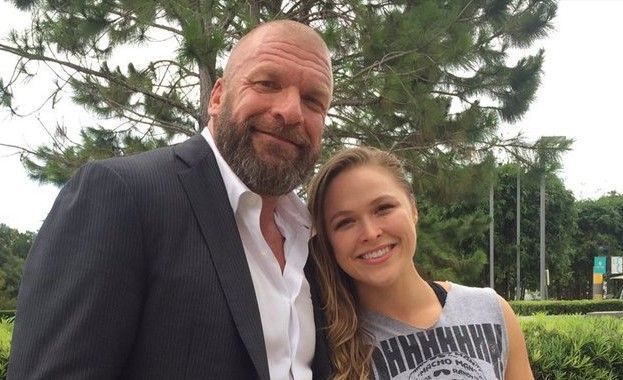 Triple H and Ronda Rousey recently met up at a diner in LA