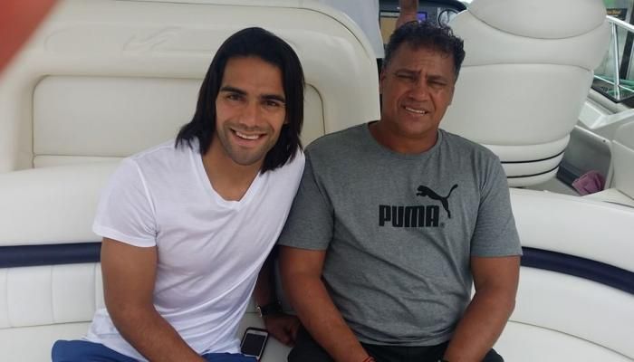 Image result for Falcao with his dad