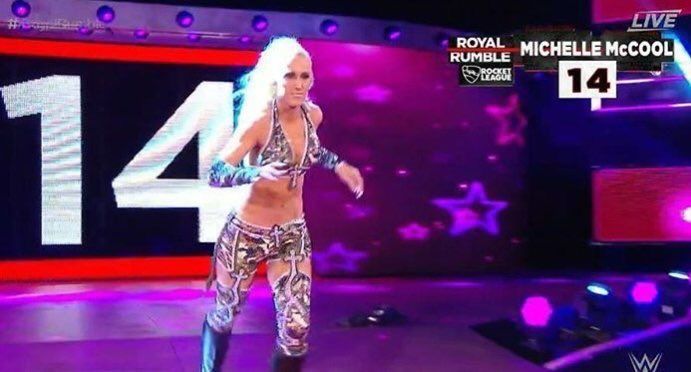 Michelle had the most eliminations male or female for the 2018 Royal Rumble 