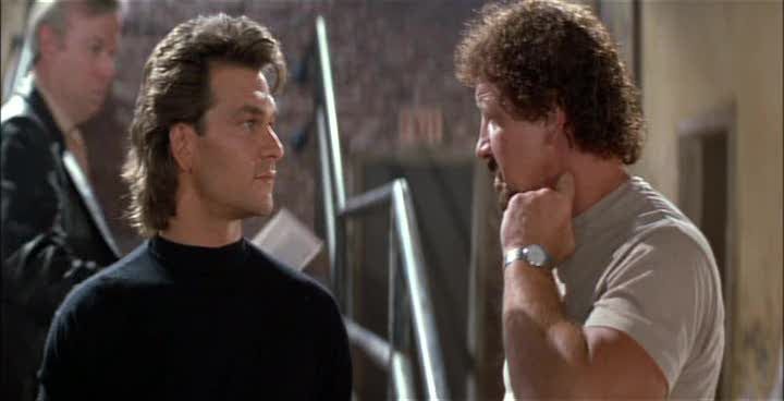 Terry Funk with Patrick Swayze