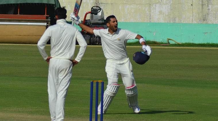 Prashant Chopra scored a triple-century on his 25th birthday