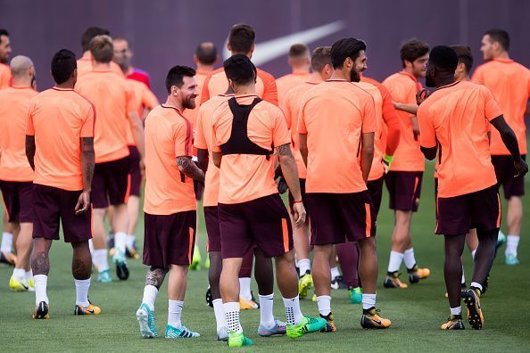 FC Barcelona Training Session