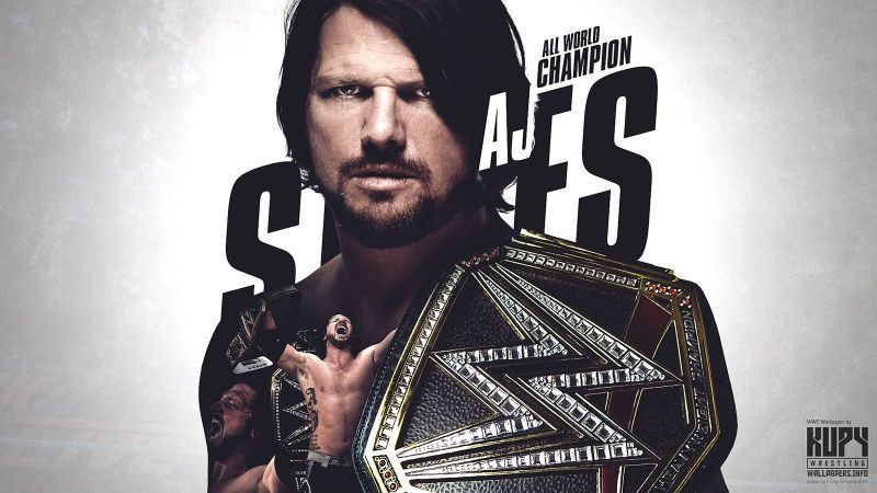 AJ Styles with the big belt.