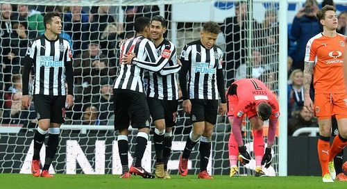 Newcastle United v Luton Town - The Emirates FA Cup Third Round