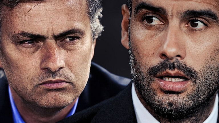 Jose Mourinho and Pep Guardiola 