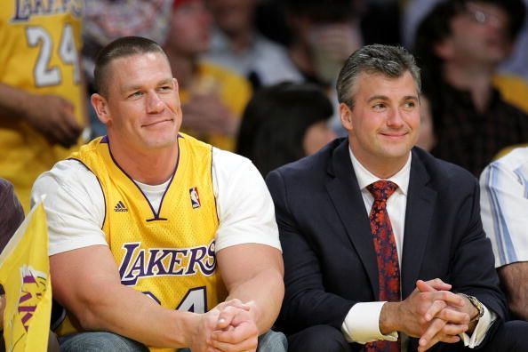 Celebrities At The Lakers Game