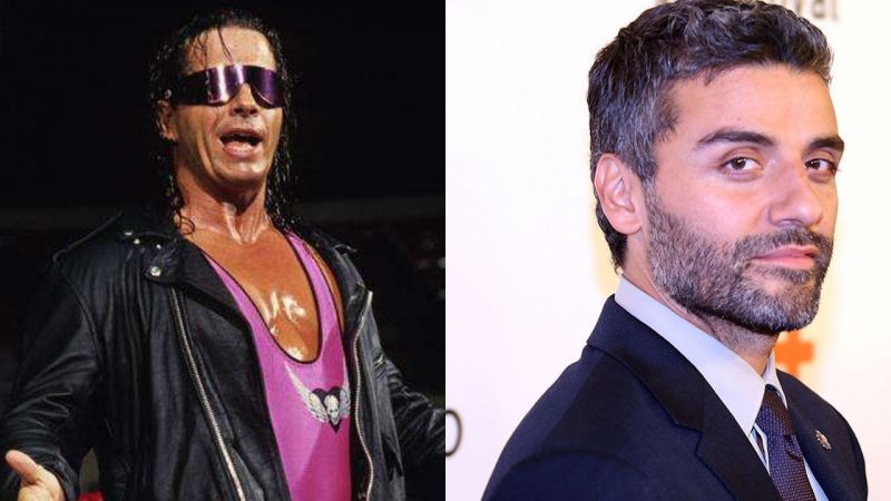 Bret Hart portrayed by Oscar Isaac